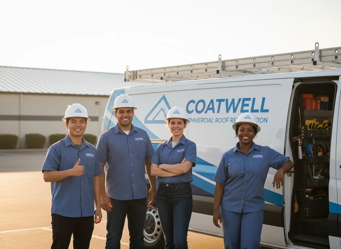 Commercial roof coating company in Hartley, IA